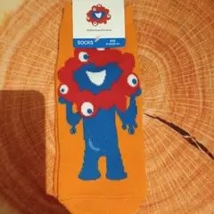 ミャクミャク オレンジソックス