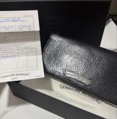インボイス有】クロムハーツ LNG SNGL FLD TIPSレザーウォレット 