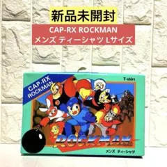 【新品未開封】CAP-RX ROCKMAN メンズ ティーシャツ Lサイズ
