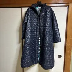 トクコ・プルミエヴォル TOKUKO コート　9号サイズ　紺色　ハート柄のサムネイル