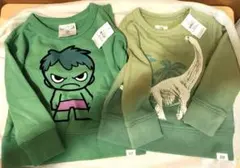タグ付き新品　GAP 恐竜　トレーナー 2点セット