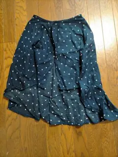 授乳ケープ　ネイビー・水玉模様