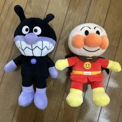 アンパンマン バイキンマン ぬいぐるみセット