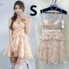 ピンクSサイズ 4679ローブドフルールキャバドレスAngelRIRMA系 - メルカリ