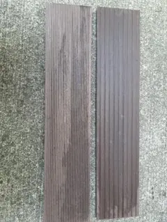 목재 데크 소재 홈이 있는 레진 보드, 다크 브라운, 10매