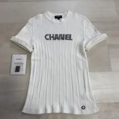 CHANEL ロゴTシャツ ホワイト38のサムネイル