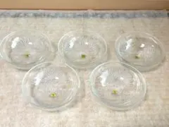シ*ン様 カメイガラス 大正浪漫 『雪小町』 菊割ミニ小鉢 小皿 未使用