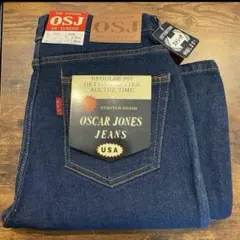 デニムパンツ　メンズ　ストレートデニム　ストレッチ　ジーパン　ネイビー　新品