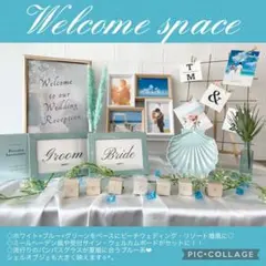 大人気♡豪華ウェルカムスペース　海外　リゾート婚　海　ビーチ　ミールヘーデン風付