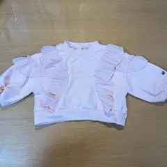 apres les cours ピンク フリル トレーナー