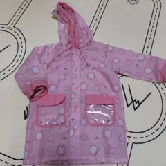 ブランシェス レインコート カッパ 100 女の子 収納袋