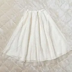 【debut de fiore】　レーススカート　フレアスカート　Sサイズのサムネイル