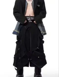 STARTEXCEEDEND 重工多ポケットワークショーツ 七分丈パンツ 八分丈