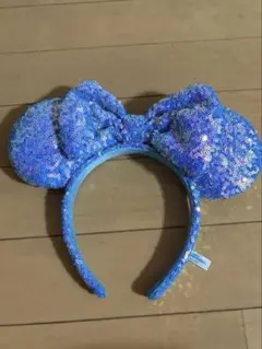 ディズニー カチューシャ スパンコール ブルーのサムネイル