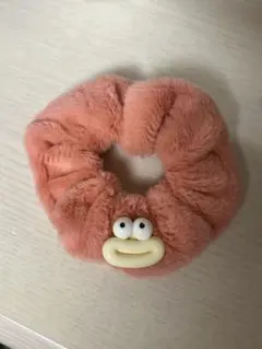 ソーセージリップモンスター ファー素材 ピンク シュシュ