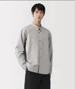 完売品 MUJI Labo 太番手リネンドローストリングジャケット グレーL