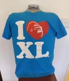 XLARGE 正規品/ I LOVE XLARGE ゴリラプリント半袖Tシャツ