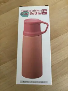 丸辰　サーモ　真空ステンレス　コップボトル　水筒　280ml ピンク