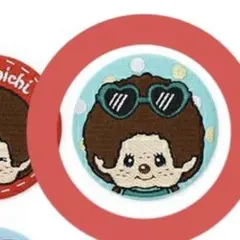 モンチッチ 刺繍缶バッジ