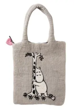 KLIPPAN クリッパン　フェルトバッグ　ムーミンツリーハグ　グレー