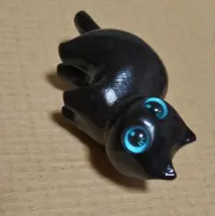猫　置物　インテリア　木製　スーダン　②