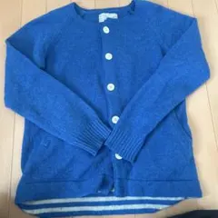 Natural Laundry 青 カーディガン サイズ2