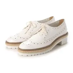 新品·日本制☆DIANA 本革 靴 ローファー ホワイト 定価2万円