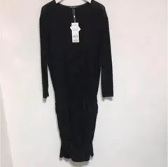 新品タグ ⭐️ 23区 くしゅくしゅデザイン ワンピース サイズ  36 黒