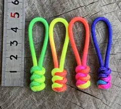 ジッパータブ レインボー 3mmパラコード　E