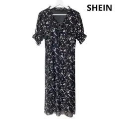SHEIN 花柄 半袖 원피스