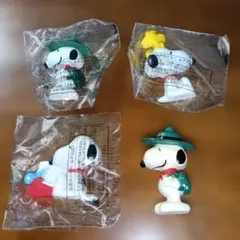 スヌーピー フィギュア マグネット付 4体セット（非売品）