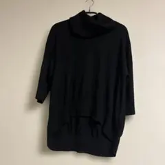 アナイ　ANAYI オフタートル　ゆるニット　ウールシルク