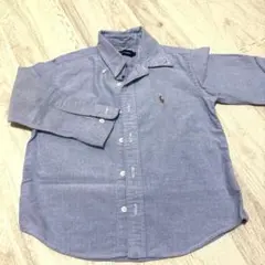 Ralph Lauren ラルフローレン ボタンダウン　長袖シャツ 100