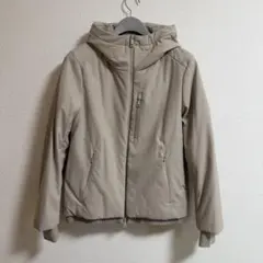 グローバルワーク　サーモライトフードブルゾン　ベージュ　M