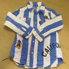 F.O.KIDS ストライプシャツ　ディズニー110センチ