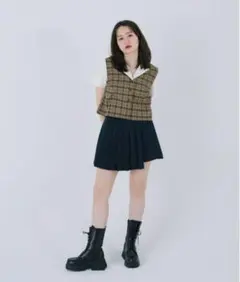 TINA：JOJUN プリーツスカート キュロット