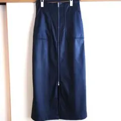 最終値下げジーナシス合成皮革スカート