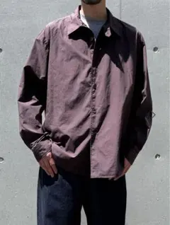 26ss AURALEE GARMENT-DYED FINX SHIRTのサムネイル