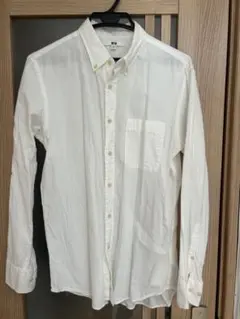 UNIQLO ホワイト 長袖シャツ M