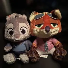 【新品・タグ付き】ズートピア2 スーパーラージ ぬいぐるみ ニック＆ジュディ