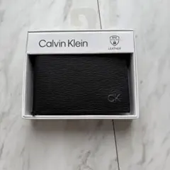 Calvin Klein 折りたたみ財布　カルバンクラインCK ブラック
