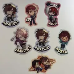 CRグミ ランダムステッカー 7枚セット　レア有　crazy raccoon