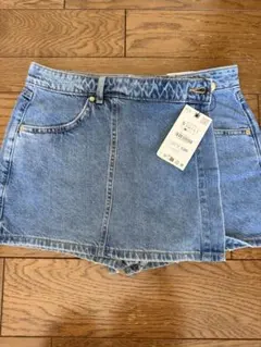 ZARA デニムショートパンツ SKORT S