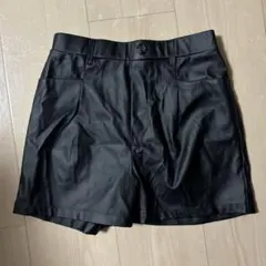レザー 短パン ショートパンツ Free