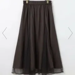 anysis 【洗える】ラッセルチュールマチ スカート