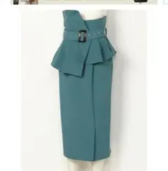 限定価格)SNIDEL ハイウエストペプラムスカート