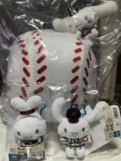 SAMURAI JAPANとSANRIOコラボシナモロールぬいぐるみセット