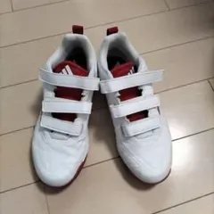 野球トレーニングシューズ　赤白　24.5cm