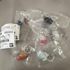 ハローキティ めじるしアクセサリー コンプ　新品未開封　ガチャガチャ