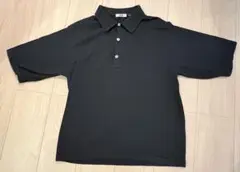 UNIQLO U ニットポロ　24SS ブラック　Lサイズ